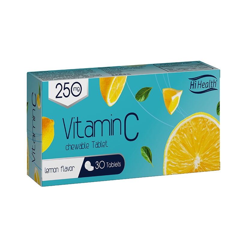 قرص جویدنی ویتامین C250 های هلث داروخانه آنلاین کپسول